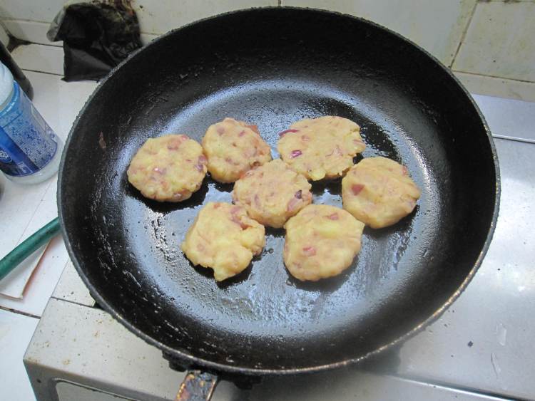 日式土豆沙拉煎饼步骤14