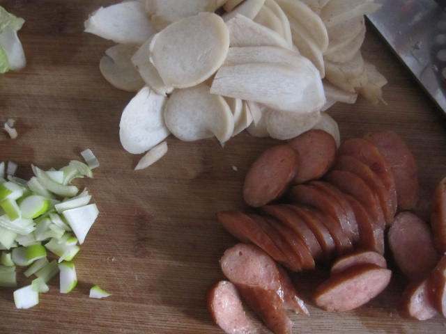 蚝油白菜杏鲍菇步骤2