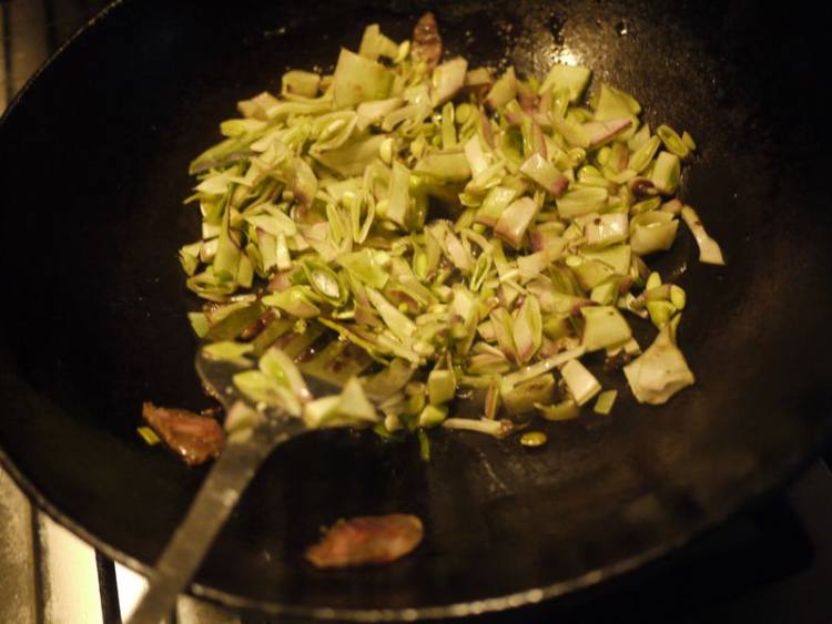 香肠扁豆焖饭步骤6