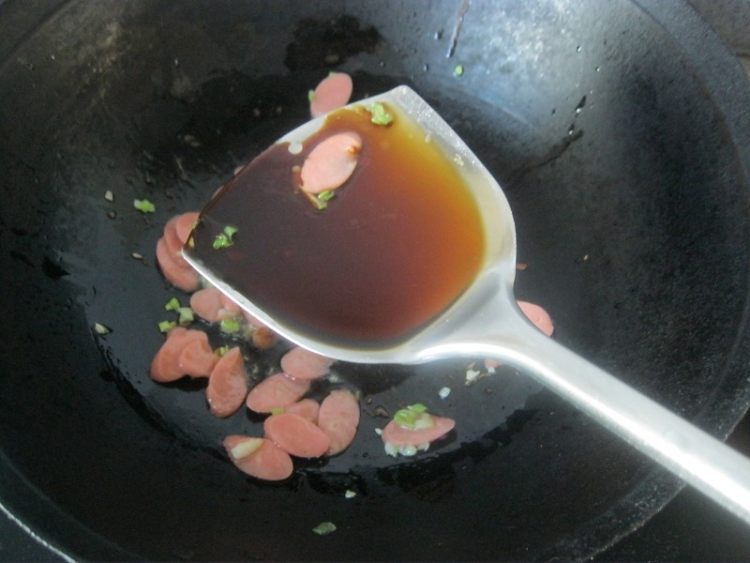 蛋皮火腿炒饼步骤9