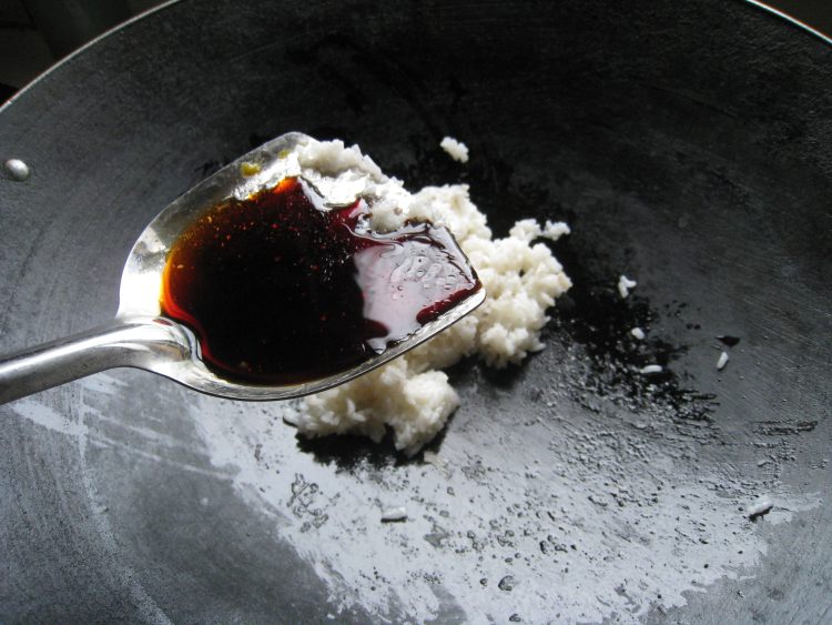 香肠酱油炒饭步骤5