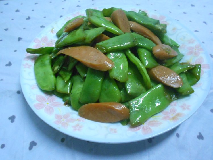 芸豆炒香肠步骤12