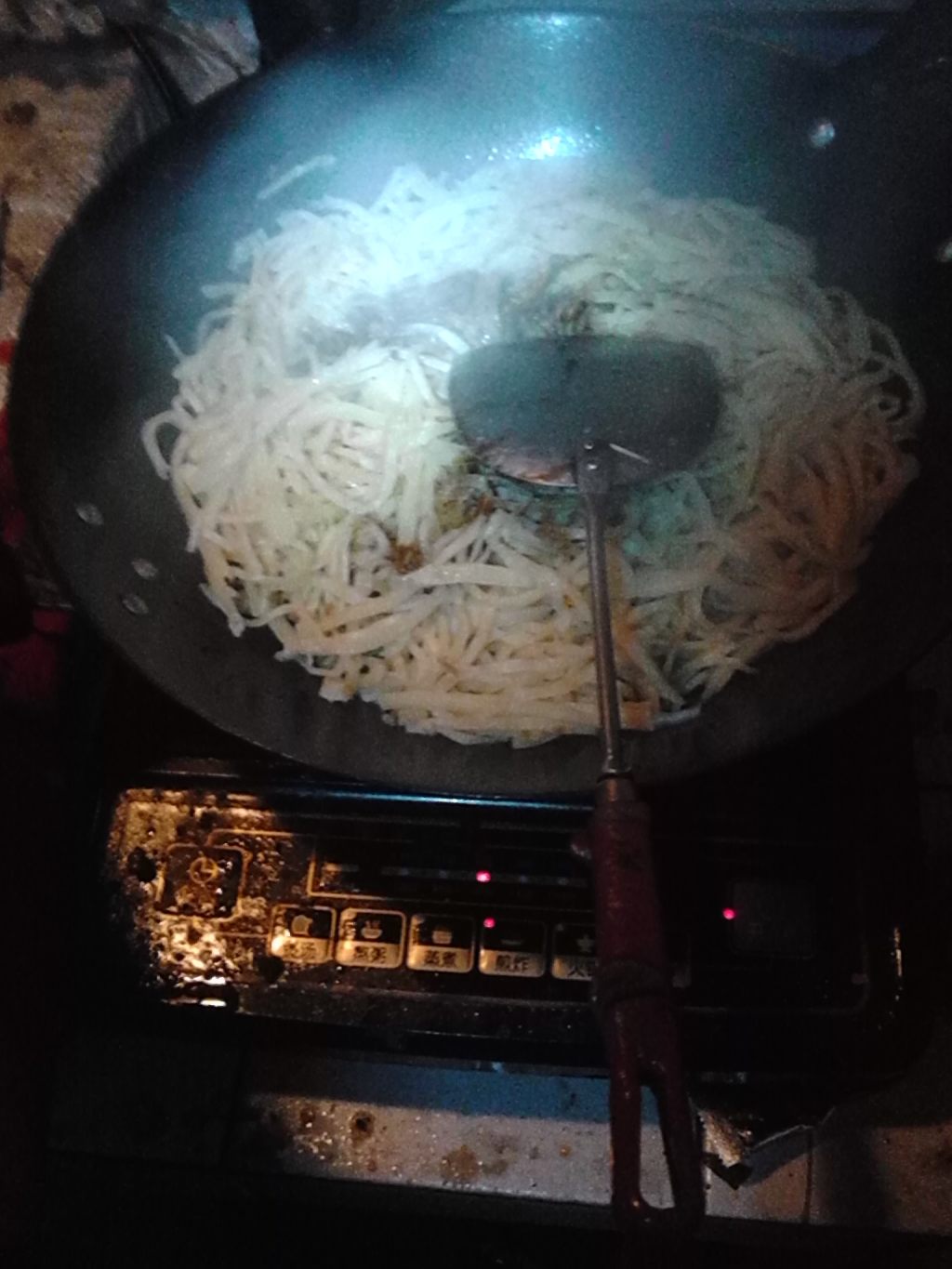 豆角炒饼步骤10