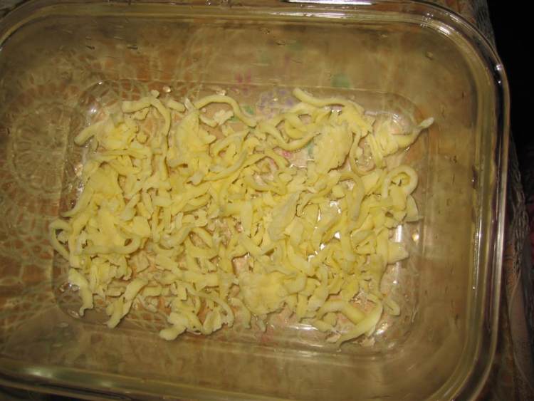 香肠杂蔬焗饭步骤12