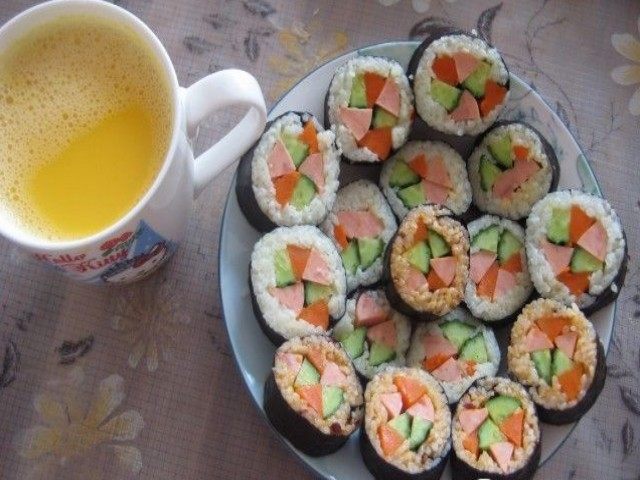自制寿司卷步骤8