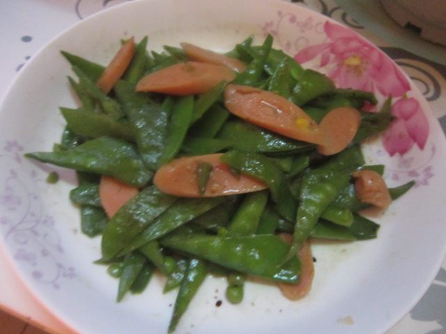 炒荷兰豆步骤8
