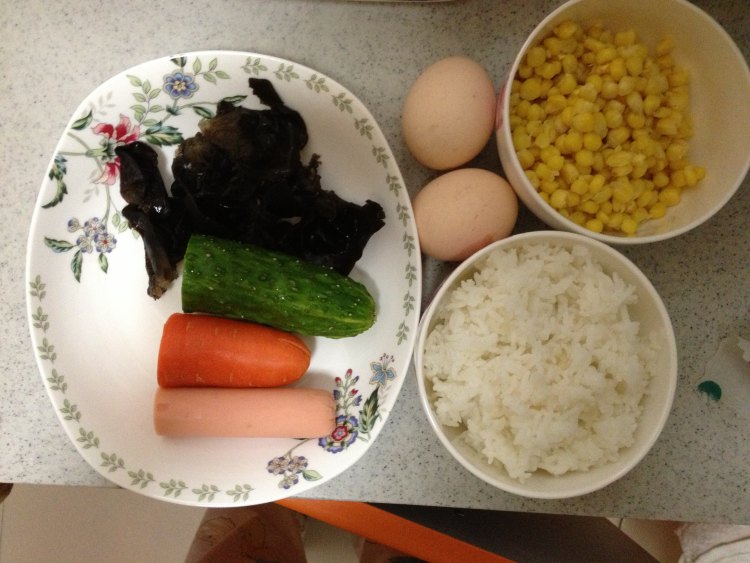 营养炒饭步骤1