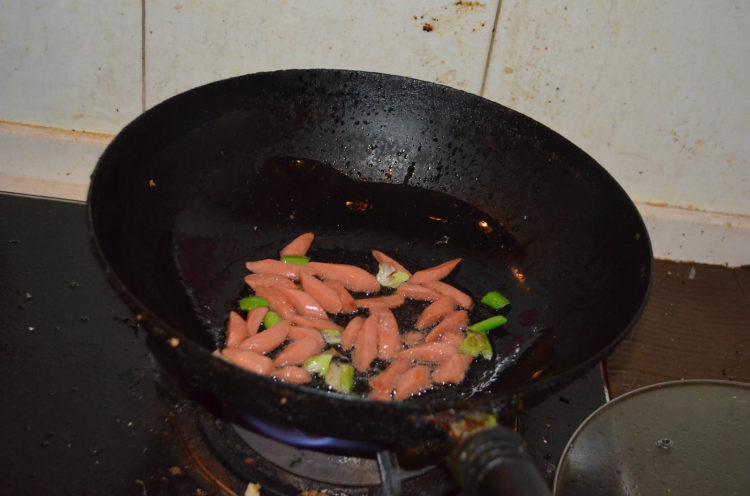 香肠豆芽步骤6