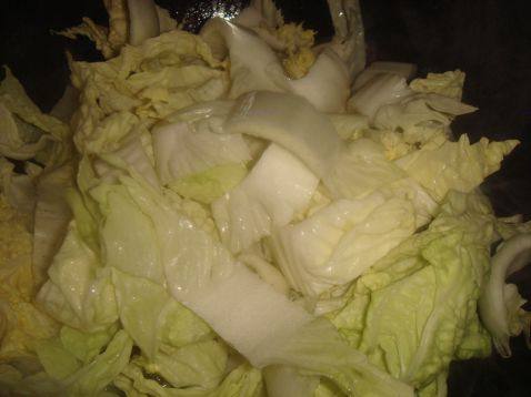 香肠炒茭菜步骤4