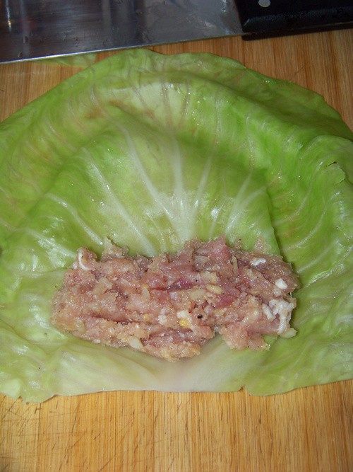 春天养生茄汁包心菜卷步骤4