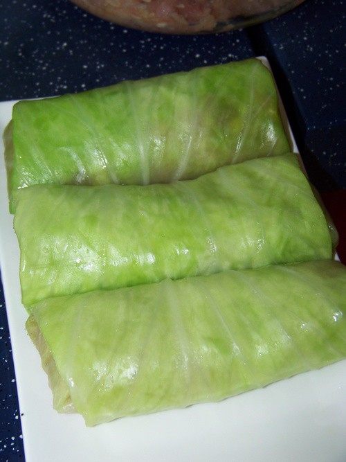 春天养生茄汁包心菜卷步骤7