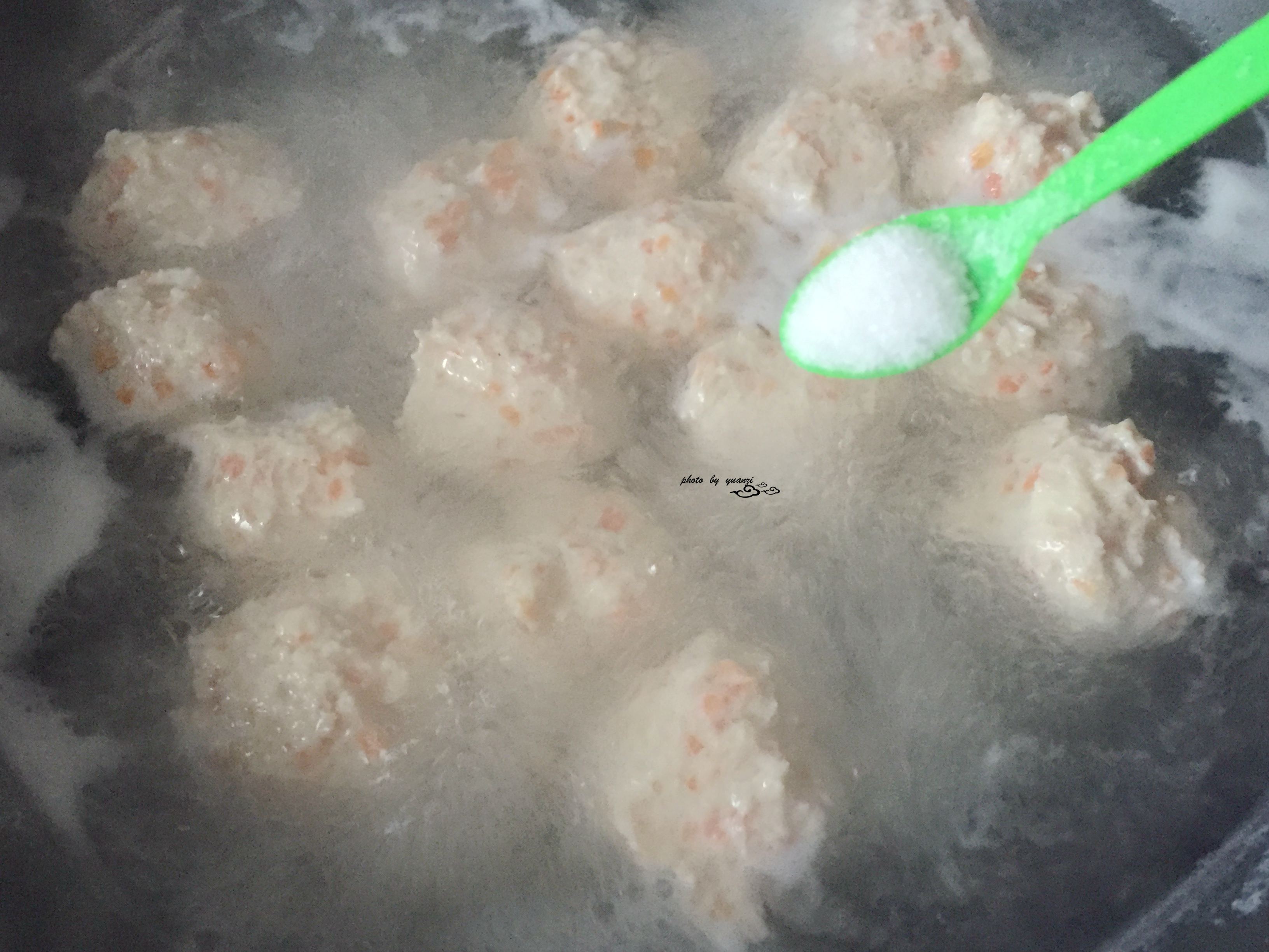 香菜胡萝卜鸡肉丸步骤8