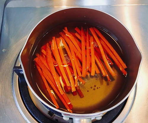 鸡肉蔬菜卷步骤5