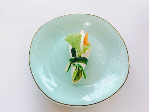 鸡肉蔬菜卷步骤18
