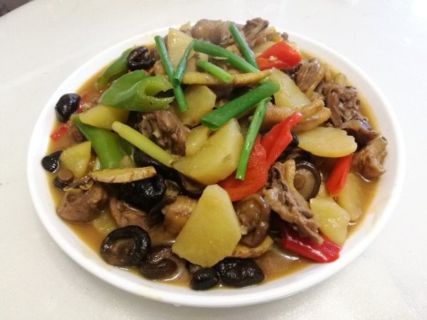 土豆炒鸡肉步骤15