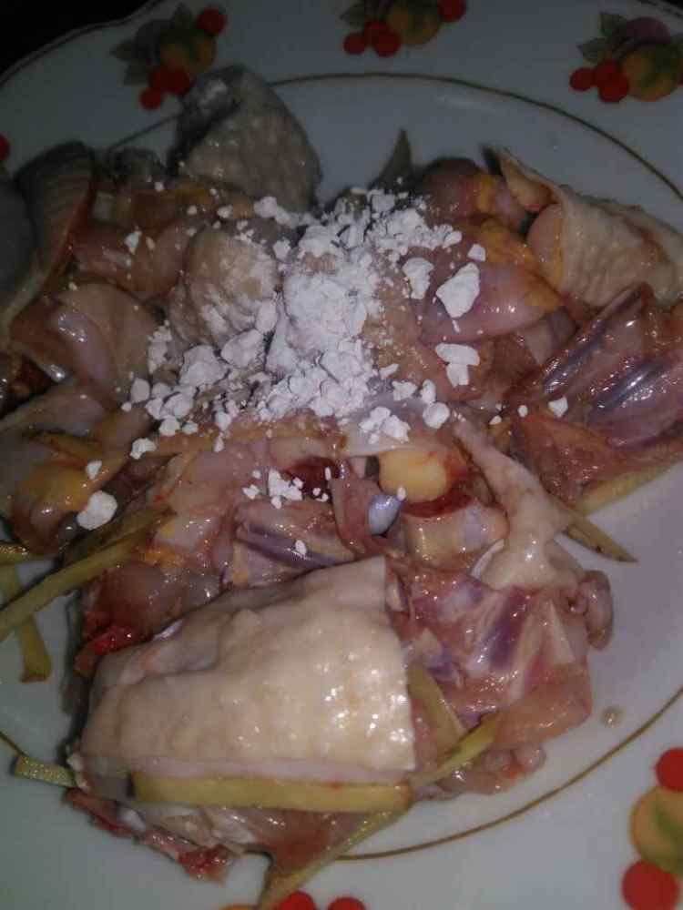 香菇蒸鸡肉步骤4