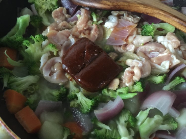 咖喱番茄鸡肉饭步骤7