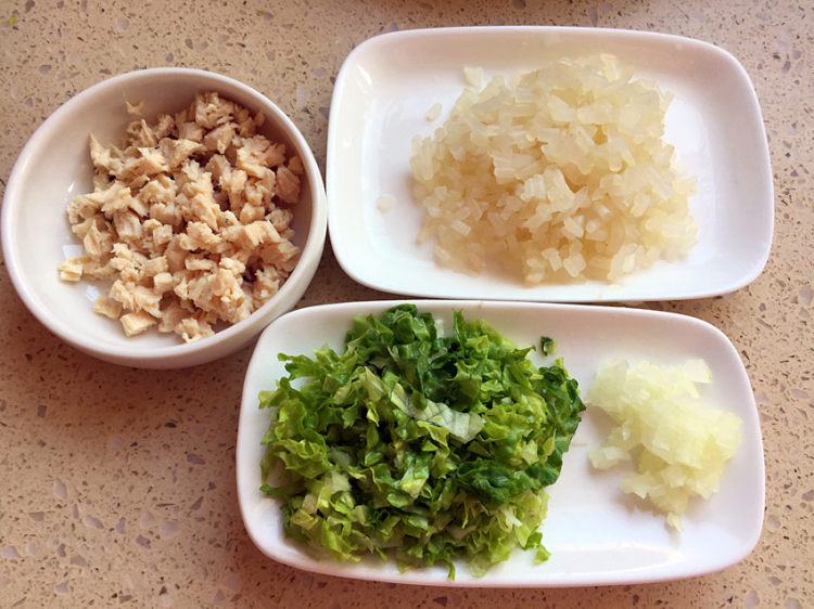 绿豆芽生菜瘦肉粥步骤5