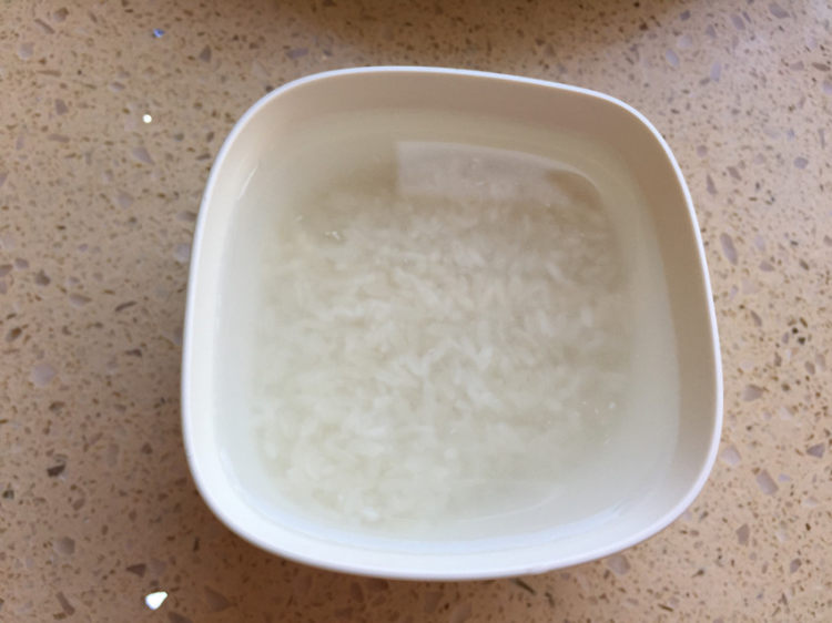 绿豆芽生菜瘦肉粥步骤6