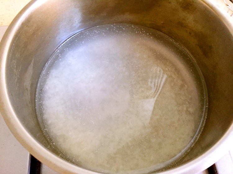 绿豆芽生菜瘦肉粥步骤7