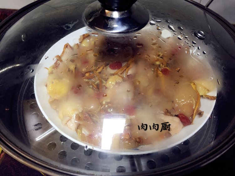 虫草花蒸鸡步骤9