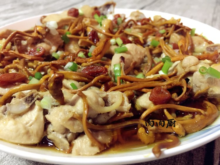虫草花蒸鸡步骤10