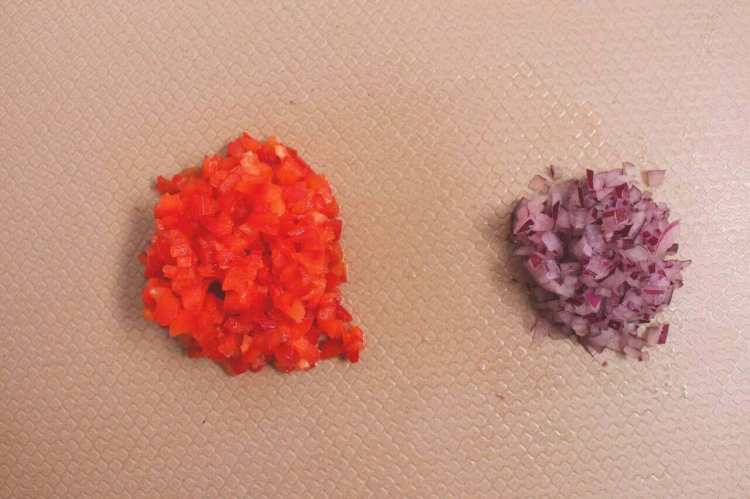 西蓝花鸡肉饼步骤2