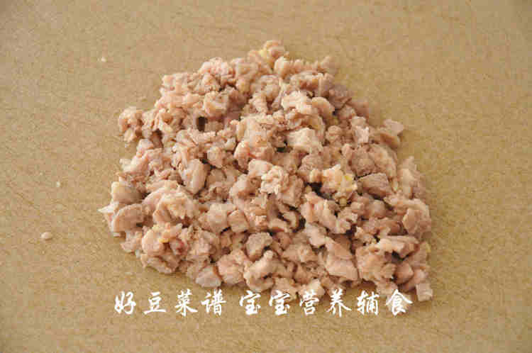 鸡肉香菇青菜粥步骤3