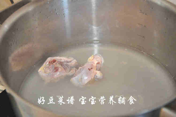 鸡肉香菇青菜粥步骤2