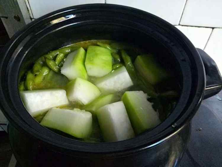 紫豆角炖鸡步骤10
