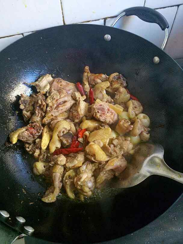 豆角土豆焖鸡块步骤5