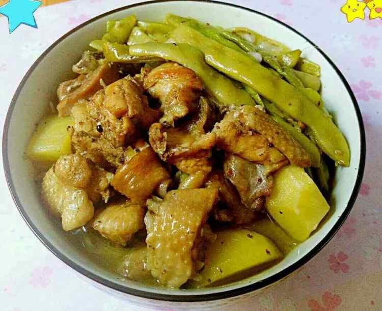 豆角土豆焖鸡块步骤11