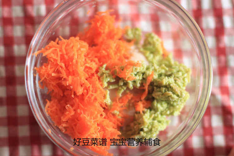毛豆鸡肉饼步骤7