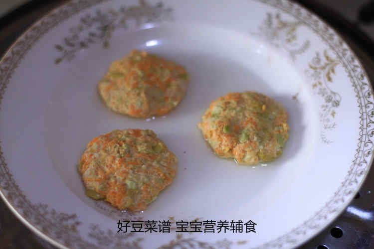 毛豆鸡肉饼步骤10