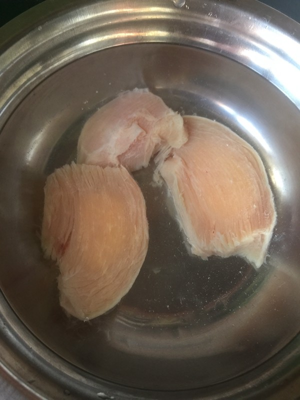 鸡丝皮蛋粥步骤3
