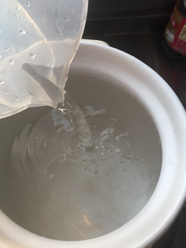 鸡丝皮蛋粥步骤6