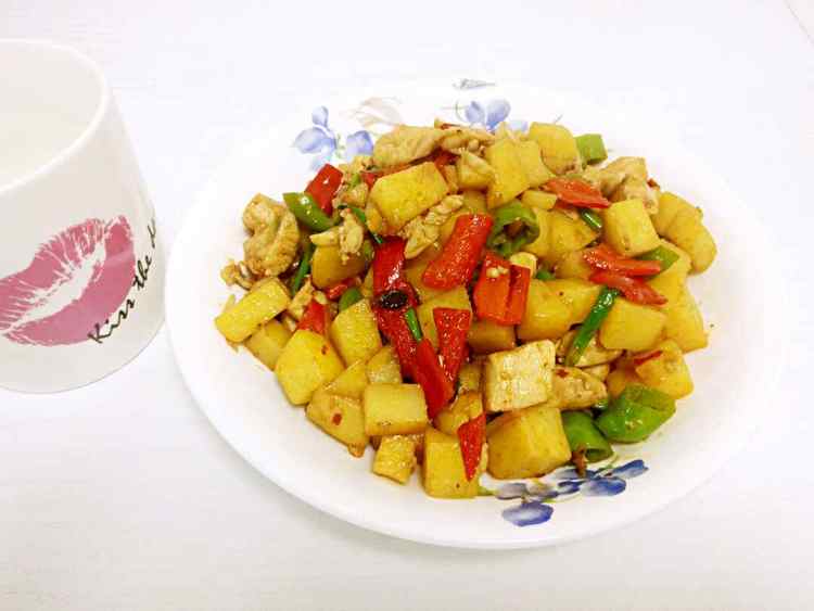 彩蔬鸡肉丁步骤9