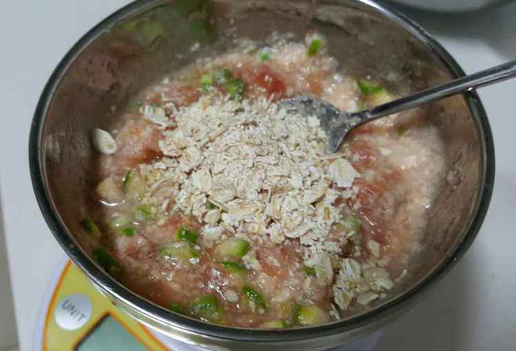 番茄鸡肉蒸燕麦步骤4