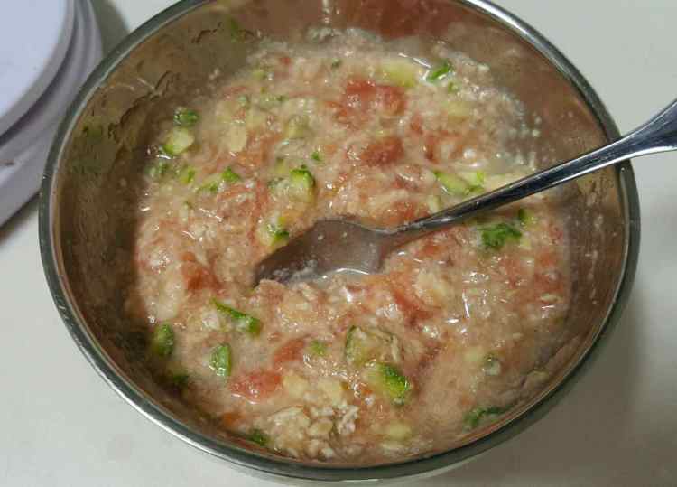 番茄鸡肉蒸燕麦步骤5