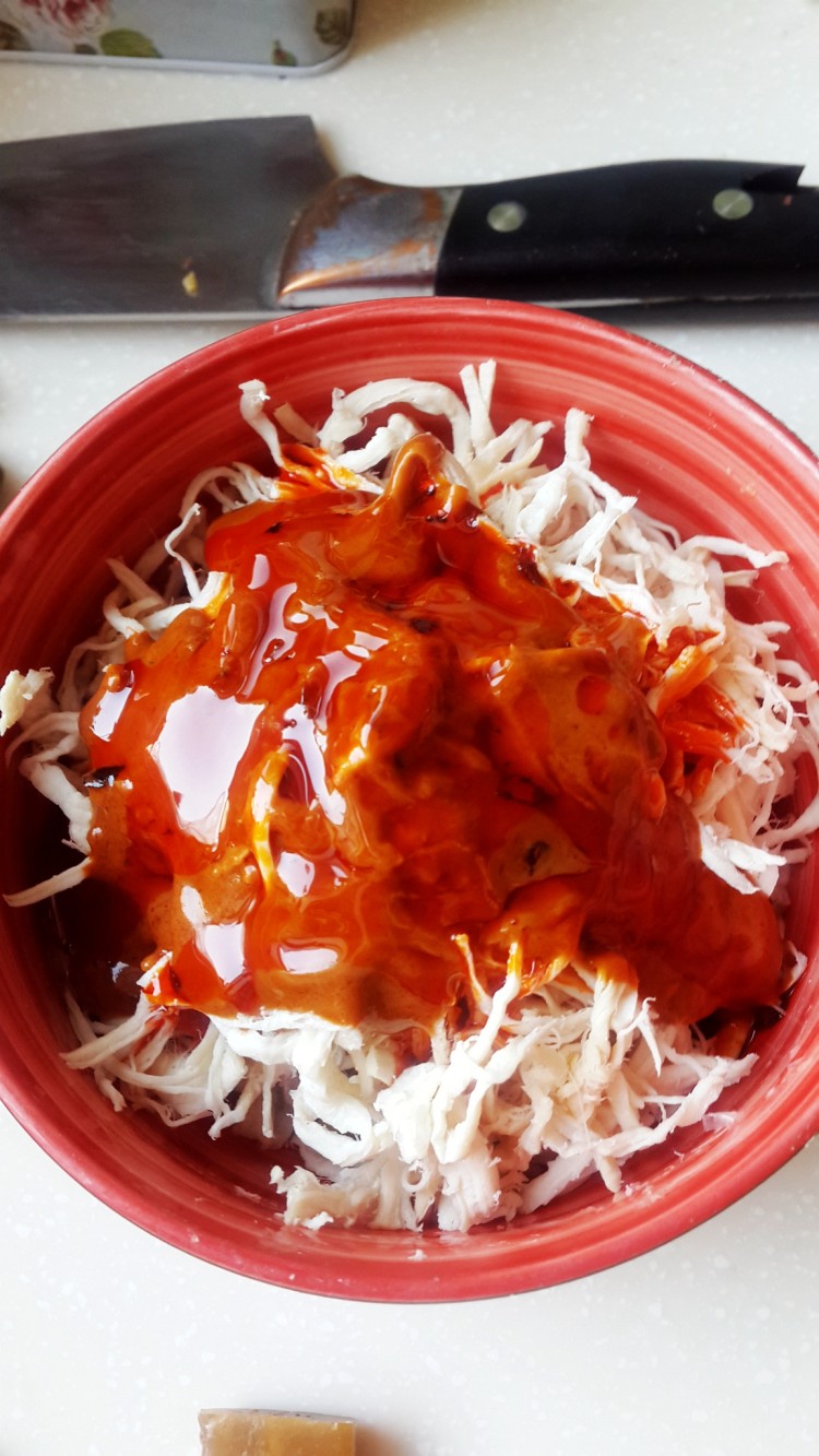 怪味麻辣鸡丝步骤5