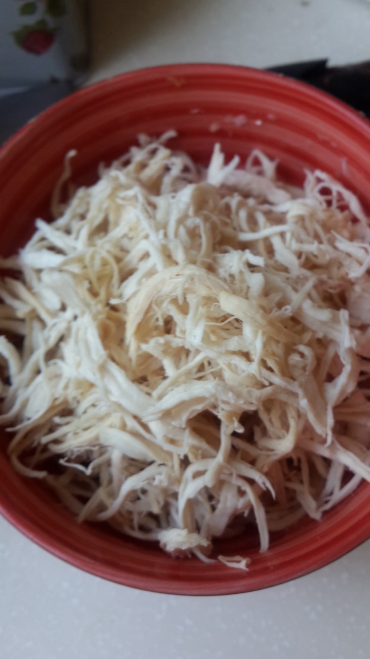 怪味麻辣鸡丝步骤4