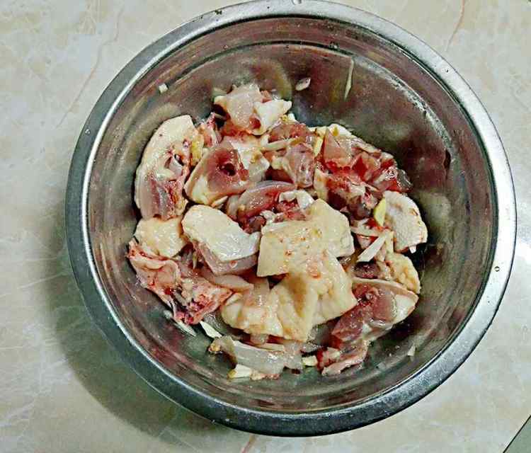冬菇蒸鸡肉步骤2