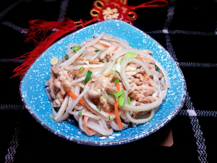 鸡丝葫芦条步骤8
