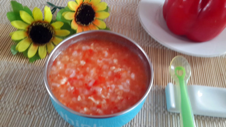 番茄鸡肉泥白米粥步骤10