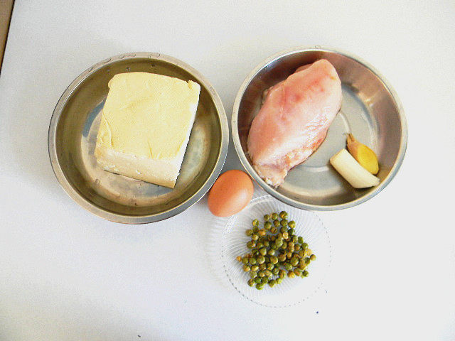 莲蓬鸡肉豆腐步骤1