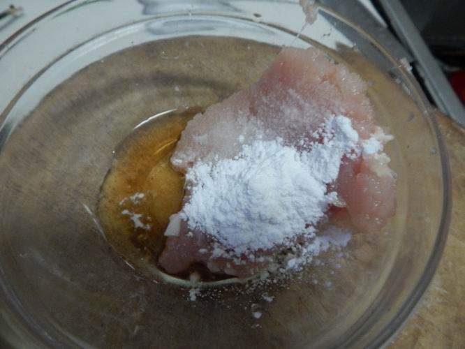 豆角酿鸡肉步骤3