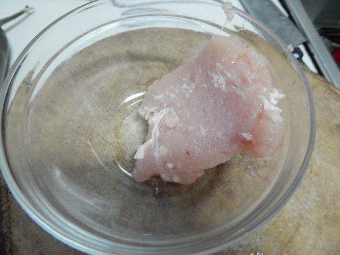 豆角酿鸡肉步骤2