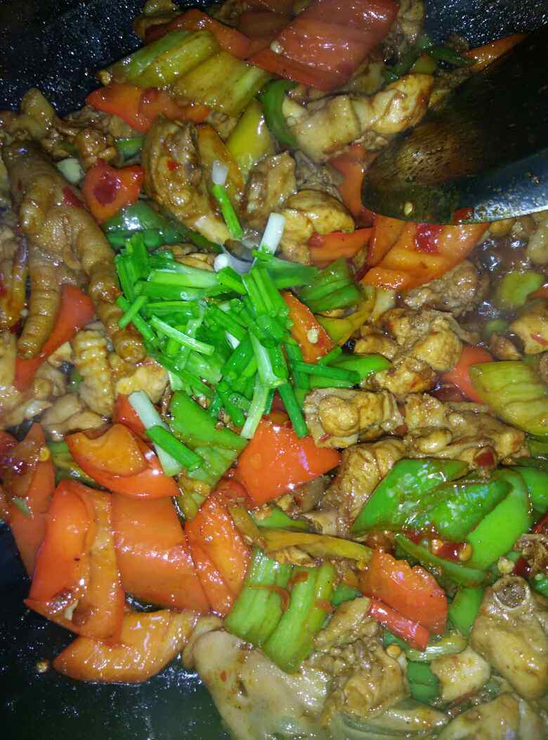 小炒鸡肉步骤11