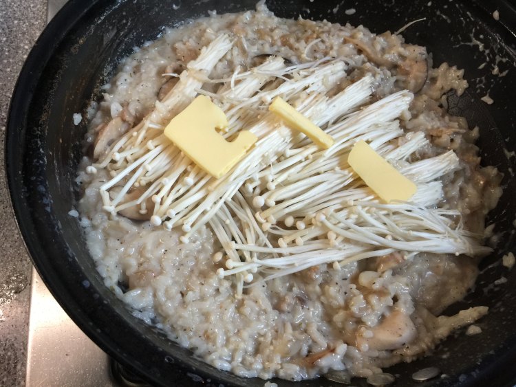 意式蕈菇炖饭步骤16