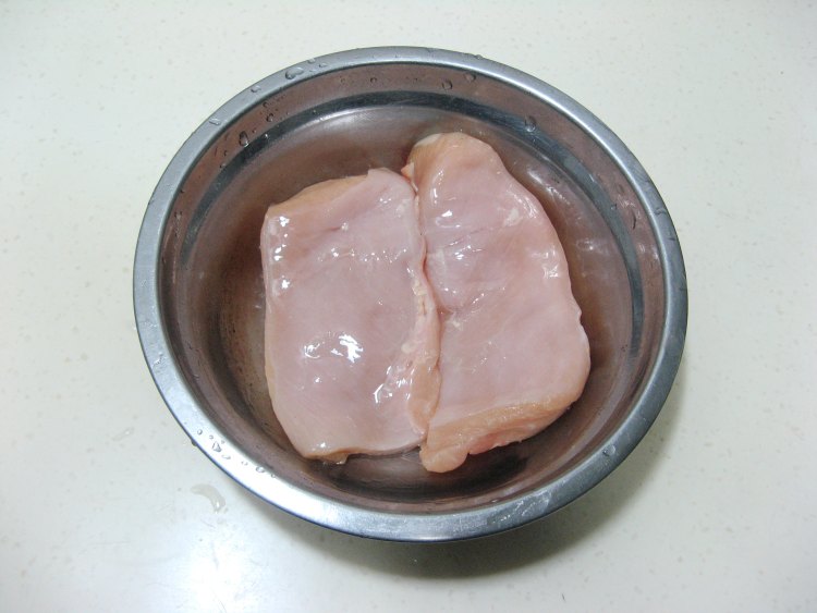 炒鸡肉香菇油菜步骤1